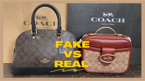 coach bag fake or real|real coach purse.